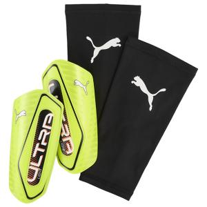 爆買!! ウルトラ ライト スリーブ シンガード　ライムスクイーズ　【PUMA|プーマ】サッカーレガース030989-07｜Kemari87 Y!ショッピング店