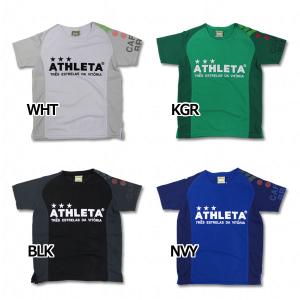 ジュニア プラクティス半袖Tシャツ　【ATHLETA|アスレタ】サッカーフットサルウェアー03220j｜kemari87