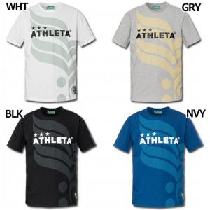 カフェブラロゴTシャツ　【ATHLETA|アスレタ】サッカーフットサルウェアー03339｜kemari87