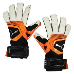 プーマ ワン グリップ 1 ハイブリッド プロ　プーマホワイト×ショッキングオレンジ　ゴールキーパーグローブ041469-01
