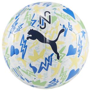 NJR グラフィックボール　プーマホワイト　【PUMA|プーマ】サッカーボール4号球084139-01-4｜kemari87