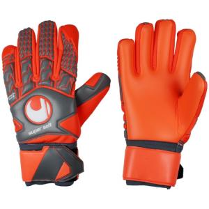 エアロレッド スーパーソフト ハーフネガティブ　ダークグレーメレンゲ　サッカーフットサルゴールキーパーグローブ1