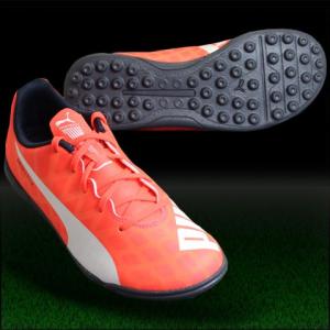 ジュニア エヴォスピード 5.4 TT JR　ラバブラスト×ホワイト　【PUMA|プーマ】サッカートレーニングシューズ103296-01｜kemari87