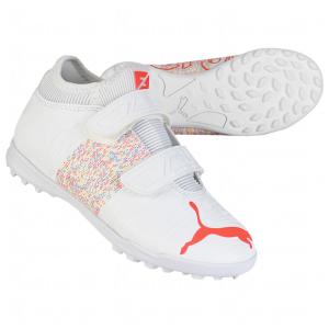 ジュニア フューチャー Z 4.1 TT V JR　プーマホワイト　サッカーフットサルジュニアトレーニングシューズ106405-0