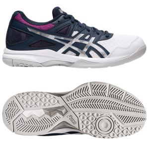 レディース ゲルタスク 2　フレンチブルー×デジタルグレープ　ハンドボールシューズ1072a038-403