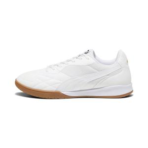 プーマキング トップ IT　プーマホワイト　【PUMA|プーマ】フットサルシューズ107349-02｜kemari87