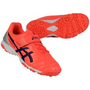 ジュニア ジュニオーレ 5 TF　フラッシュコーラル×ピーコート　【asics|アシックス】サッカージュニアトレーニングシューズ1104a009-70｜kemari87