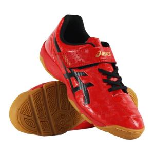 ジュニア ジュニオーレ 5 IN　クラシックレッド×ブラック　【asics|アシックス】サッカージュニアトレーニングシューズ1104a010-600｜kemari87