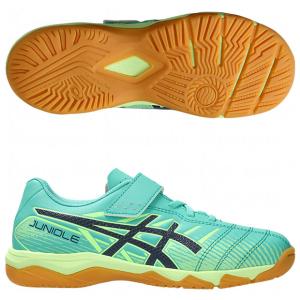 ジュニア ジュニオーレ 7 IN　オーロラグリーン×ミッドナイト　【asics|アシックス】ジュニアフットサルシューズ1104a055-300