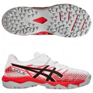 ジュニア ジュニオーレ 7 TF　ホワイト×フラッシュレッド　【asics|アシックス】サッカージュニアトレーニングシューズ1104a056-102