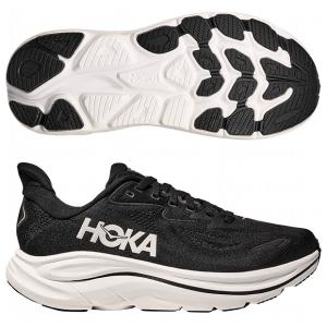 爆買!! クリフトン 10 CLIFTON 10　ブラック×ホワイト　【HOKA|ホカ】ランニングシューズ1162030-bwht
