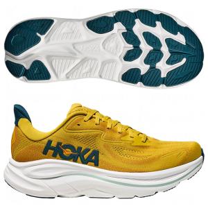 爆買!! クリフトン 10 CLIFTON 10　イエローゴールド×タイダルウェーブ　【HOKA|ホカ】ランニングシューズ1162030-ydt