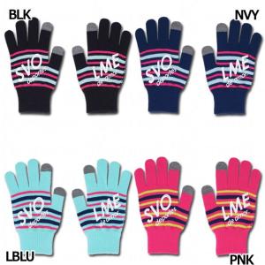 ボーダーニットグローブ　サッカーフットサル防寒アクセサリー1193-36329