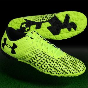 CF フォース 3.0 TF　ハイビスイエロー×ロケットレッド　【UNDERARMOUR|アンダーアーマー】サッカーフットサルトレーニングシューズ12｜kemari87