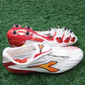 マキシマス RTX14 T　ホワイト×レッド　【diadora|ディアドラ】サッカースパイク141658c0758｜kemari87