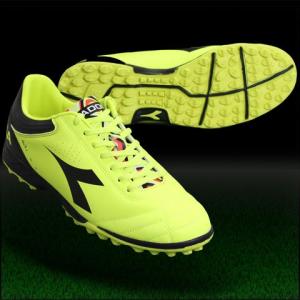 ITALICA 3 R TF　イエローFL×ブラック　【diadora|ディアドラ】サッカーフットサルトレーニングシューズ161468-0001｜kemari87