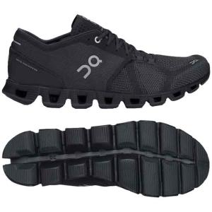 オン ランニング クラウドエックス　ブラック×アスファルト　ランニングシューズ204005ｍ-blkast