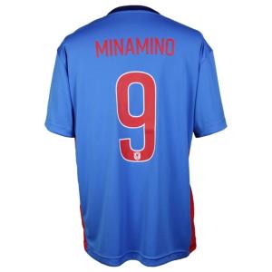 日本代表 2020 プレーヤーズ半袖Tシャツ　9.南野拓実　サッカー日本代表ウェアー20ss-jfa-9-m