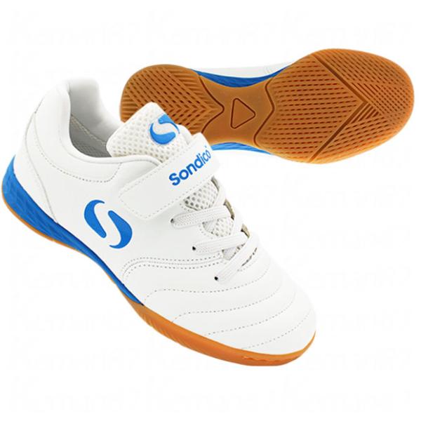 ジュニア ロンドン V IN J　ホワイト　【Sondico|ソンディコ】ジュニアフットサルシューズ...