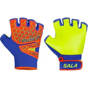 フットサル SG SFX　ダジリングブルー×イエロー　【reusch|ロイッシュ】サッカーフットサルゴールキーパーグローブ3770320-484｜kemari87