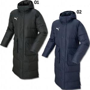 ジュニア TT ESS PRO ロングダウンコート　【PUMA|プーマ】サッカーフットサルジュニア防寒ウェアー654985