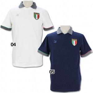 イタリア代表 2013 FIGC 半袖ポロシャツ　【PUMA|プーマ】ナショナルチームウェアー743296｜kemari87