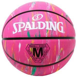 マーブル ピンク バスケットボール　【SPALDING|スポルディング】バスケットボール6号球84411z｜kemari87