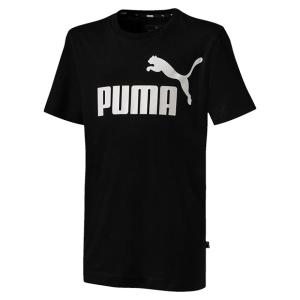 ジュニア ESS 半袖Tシャツ　ブラック　【PUMA|プーマ】サッカーフットサルウェアー853679-01｜kemari87