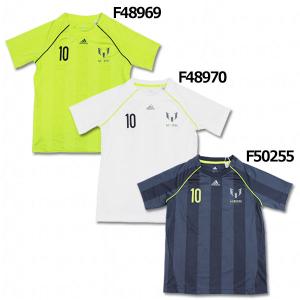 ジュニア MESSI No.10 半袖Tシャツ　【adidas|アディダス】サッカージュニアウェアーalm00｜kemari87