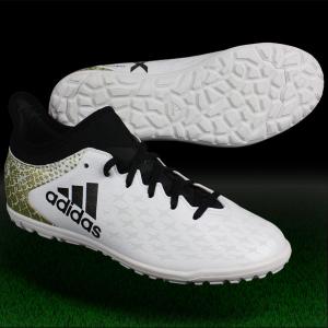 ジュニア エックス 16.3 TF J　ランニングホワイト×コアブラック　【adidas|アディダス】ジュニアトレーニングシューズaq4353｜kemari87