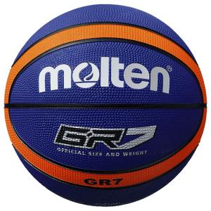 GR7 バスケットボール　ブルー×オレンジ　【molten|モルテン】バスケットボール7号球bgr7-bo｜kemari87