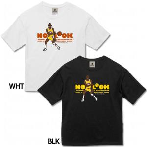 No Look+32 BIGシルエット半袖Tシャツ　【BasketballJunky|バスケットボールジャンキー】バスケットボールウェアーbsk22g｜kemari87