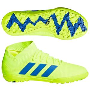 ジュニア ネメシス 18.3 TF J　ソーラーイエロー×フットボールブルー　【adidas|アディダス】サッカーフットサルジュニアトレーニングシュー｜kemari87