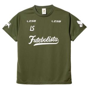 フッチボル ザイオン 半袖プラクティスシャツ　オリーブ　サッカーフットサルウェアーf1911016-ol