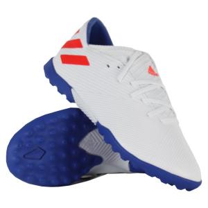 ジュニア ネメシス メッシ 19.3 TF J　アクティブレッドS19×シルバーメット　サッカーフットサルジュニアトレーニ