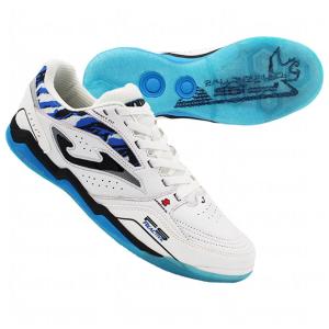 FS リアクティブ TF　ホワイト×ブルー　【JOMA|ホマ】サッカーフットサルトレーニングシューズfsw2432tf