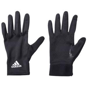 ベーシックフィットグローブ　ブラック　サッカーフットサル防寒アクセサリーfyp33-ed1783