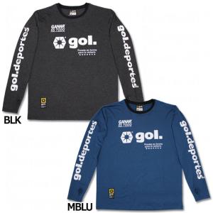 ベーシック 長袖プラクティスシャツ　【gol|ゴル】サッカーフットサルウェアーg341-603