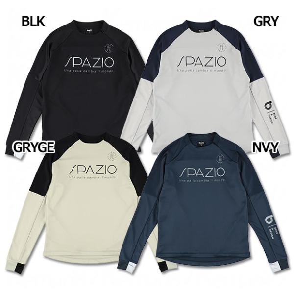 脇パネルミッドトレーニングトップ　【Spazio|スパッツィオ】サッカーフットサルウェアーge-11...
