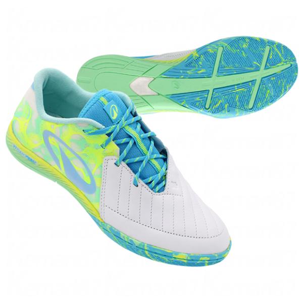 GINKA PRO TROPICAL　ホワイト×ブルー　【KIPSTA|キプスタ】フットサルシューズ...