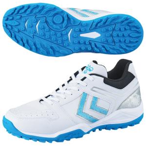 グランドシューター 5　ホワイト×サックス　【hummel|ヒュンメル】ハンドボールシューズhas6016-1075｜kemari87