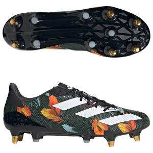 ラグビー アディゼロ RS7 SG　コアブラック×フットウェアホワイト　【adidas|アディダス】ラグビー取替式スパイクhq3522