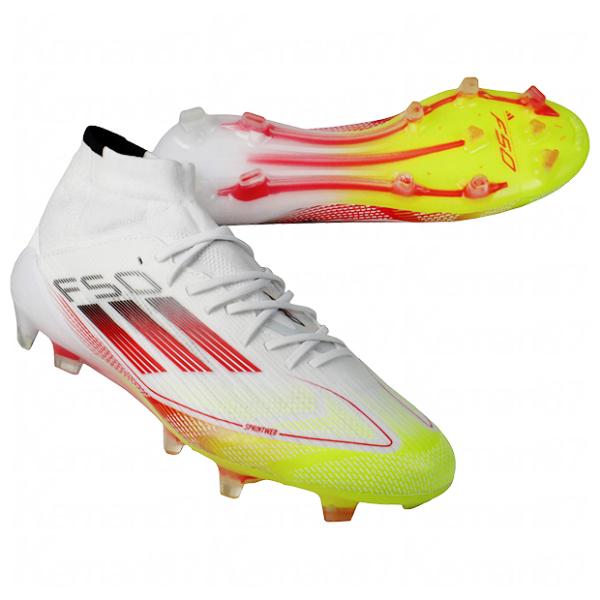 F50 ELITE FG MID W　フットウェアホワイト×コアブラック　【adidas|アディダス...