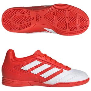 ジュニア スーパーサラ 2 J　ボールドオレンジ×フットウェアホワイト　【adidas|アディダス】ジュニアフットサルシューズie1552｜kemari87