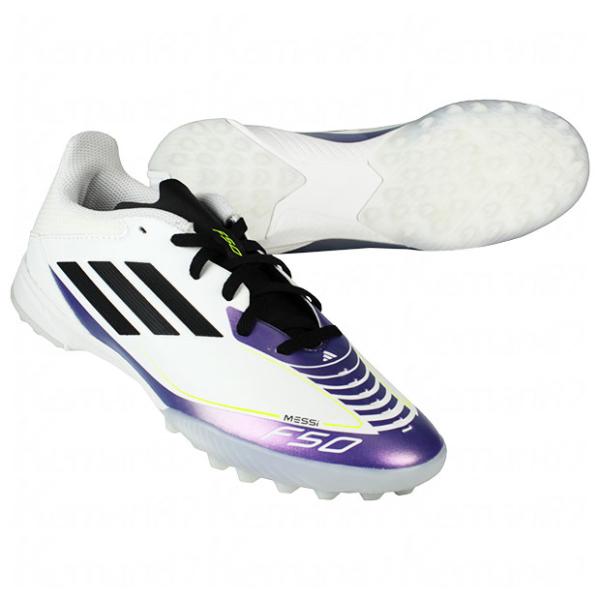 ジュニア F50 MESSI LEAGUE TF　フットウェアホワイト×コアブラック　【adidas...