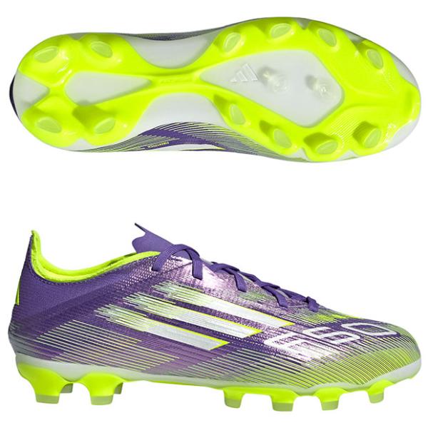 ジュニア F50 ELITE MG　パープルラッシュ×フットウェアホワイト　【adidas|アディダ...