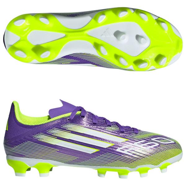 ジュニア F50 LEAGUE HG/AG　パープルラッシュ×フットウェアホワイト　【adidas|...