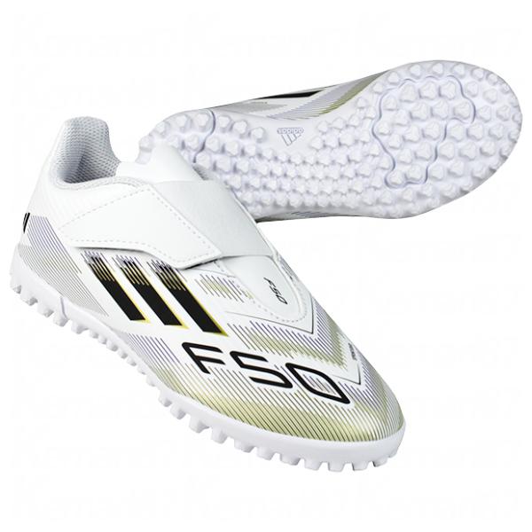 ジュニア F50 CLUB VEL TF　フットウェアホワイト×コアブラック　【adidas|アディ...
