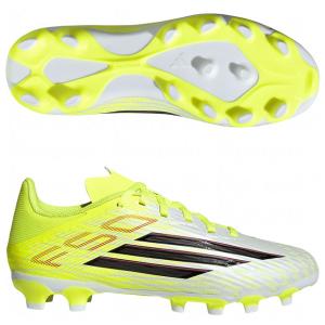 ジュニア F50 LEAGUE HG/AG　チームソーラーイエロー×コアブラック　【adidas|アディダス】サッカージュニアスパイクjr9022