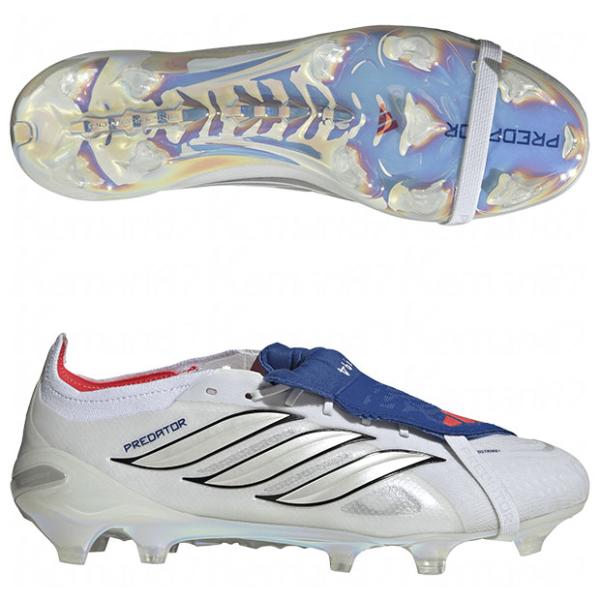 プレデター ELITE FT FG　フットウェアホワイト×ゼロメタリック　【adidas|アディダス...